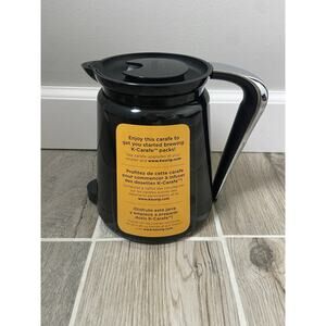NEW Keurig 2.0 Replacement Thermal Carafe 32oz Black with Chrome Handle
